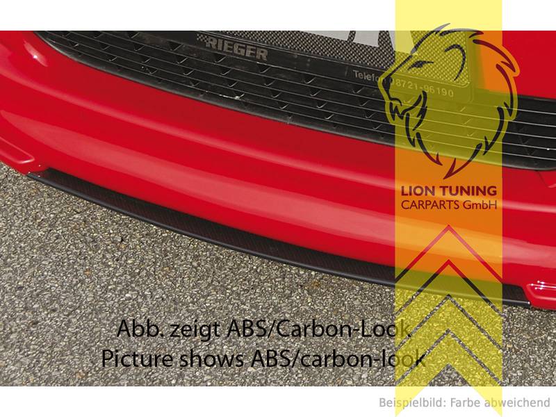 schwarz matt, nur passend für unsere Spoilerlippe Art.: 24029, ABS Kunststoff, schwarz - lackierfähig, Eintragungsfrei / mit ABE