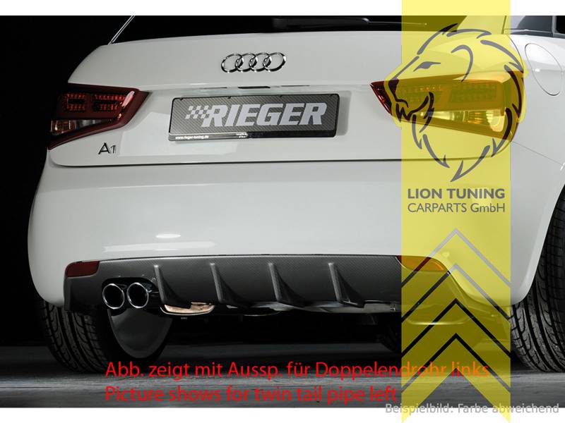 links, carbon Optik, nicht passend für S-Line, ABS Kunststoff, Eintragungsfrei / mit ABE