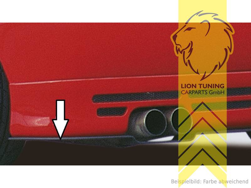 schwarz matt, ABS Kunststoff, schwarz - lackierfähig, Eintragungsfrei / mit ABE