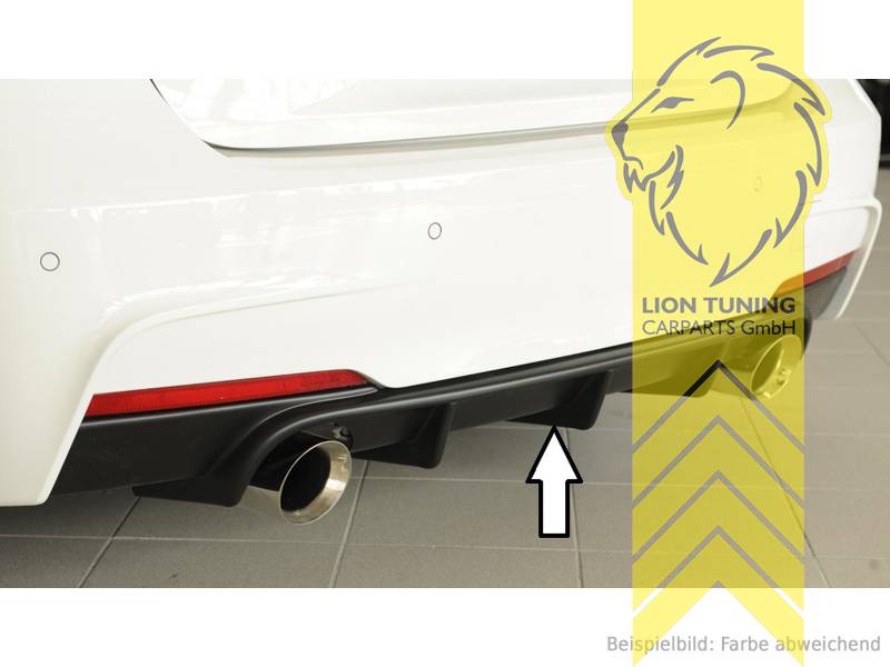 links und rechts, schwarz matt, nur passend für Fahrzeuge mit M-Paket, ABS Kunststoff, schwarz - lackierfähig, Eintragungsfrei / mit ABE