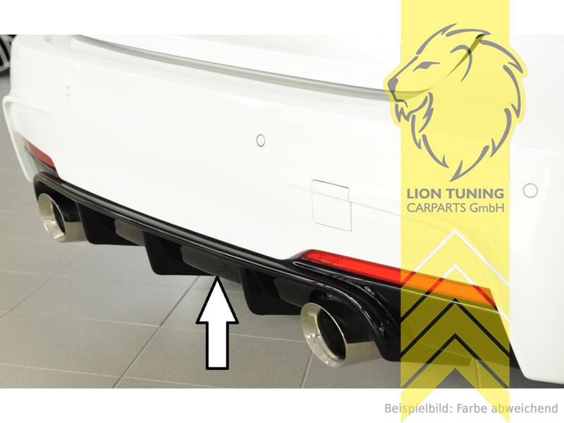 links und rechts, schwarz glänzend, nur passend für Fahrzeuge mit M-Paket, ABS Kunststoff, Eintragungsfrei / mit ABE