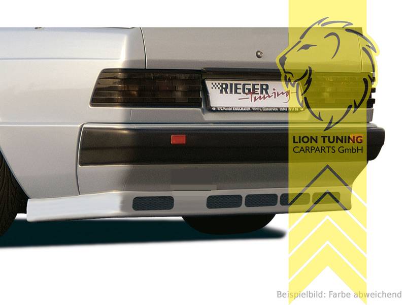 schwarz matt, ohne Aussparung für Endrohre, ABS Kunststoff, schwarz - lackierfähig, Eintragungsfrei / mit ABE