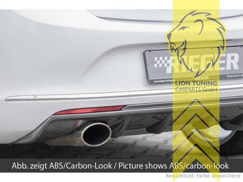 links Einzelrohr, schwarz glänzend, ABS Kunststoff, schwarz - lackierfähig, Eintragungsfrei / mit ABE