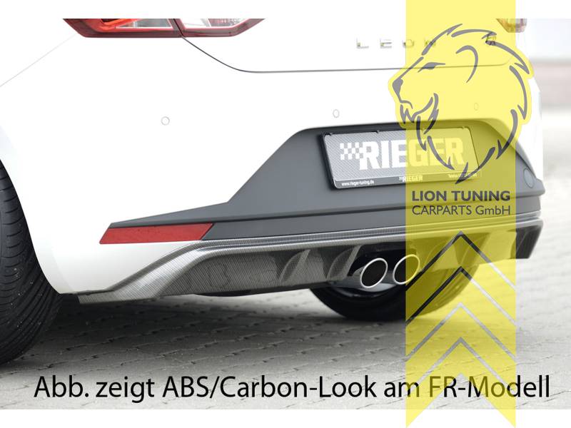 mittig, schwarz matt, nur passend für Standard Stoßstange, ABS Kunststoff, schwarz - lackierfähig, Eintragungsfrei / mit ABE