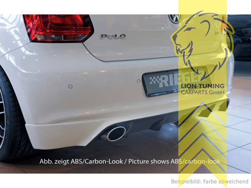 links Einzelrohr, schwarz matt, ABS Kunststoff, schwarz - lackierfähig, Eintragungsfrei / mit ABE