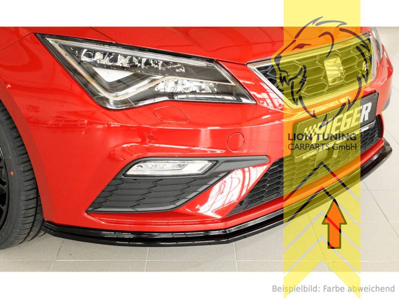 schwarz glänzend, nur passend für Cupra und Sport Stoßstange, ABS Kunststoff, schwarz - lackierfähig, Eintragungsfrei / mit ABE