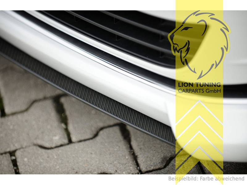 carbon Optik, nur passend für unsere Spoilerlippe Art.: 24232 24233, ABS Kunststoff, schwarz - lackierfähig, Eintragungsfrei / mit ABE