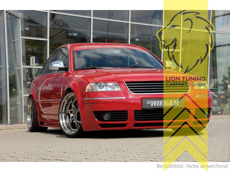 Liontuning - Tuningartikel für Ihr Auto  Lion Tuning Carparts GmbH Rieger  Frontspoiler Spoilerlippe Spoiler für VW Passat 3BG Limousine Variant