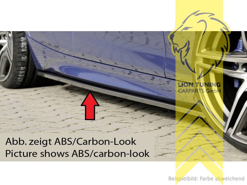 schwarz matt, nur passend für Fahrzeuge mit M-Paket, ABS Kunststoff, schwarz - lackierfähig, Eintragungsfrei / mit ABE