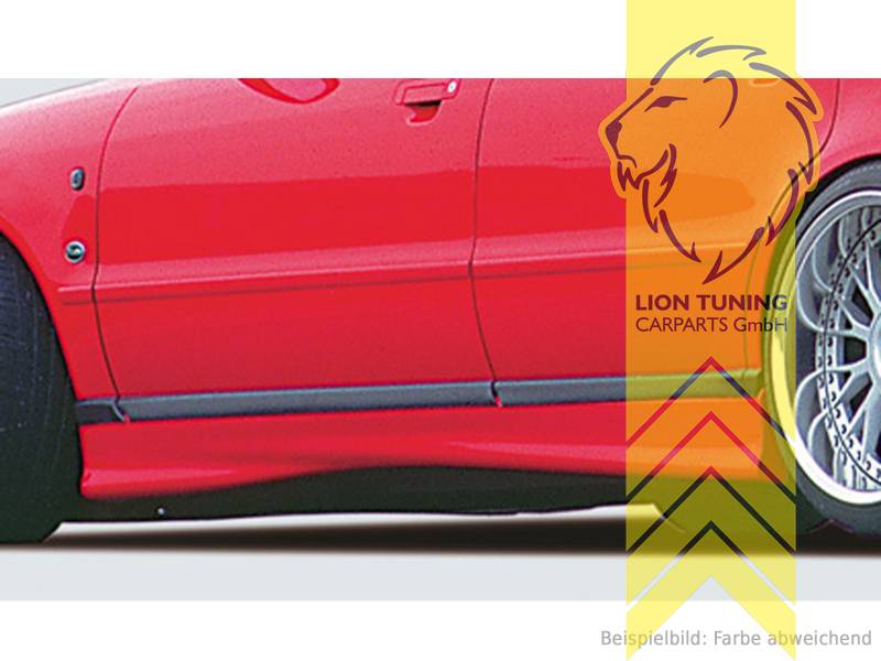 schwarz matt, ABS Kunststoff, schwarz - lackierfähig, Eintragungsfrei / mit ABE