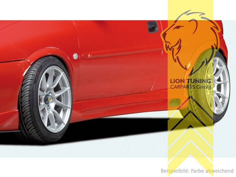 schwarz matt, nicht passend für GSI, nur passend für 3-Türer, ABS Kunststoff, schwarz - lackierfähig, Eintragungsfrei / mit ABE