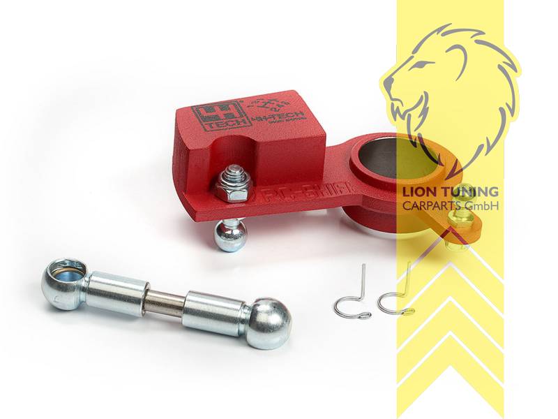 rot, Metall / Stahl, 2.0 RC, Schaltwege um 30 Prozent kürzer!