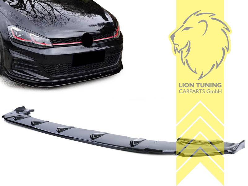 schwarz glänzend, nur passend für GTi Stoßstange, Ersatzteile von äquivalenter Qualität für die Besitzer des Fahrzeugs (entspr. EU-Verordnung 46/2010), ABS Kunststoff