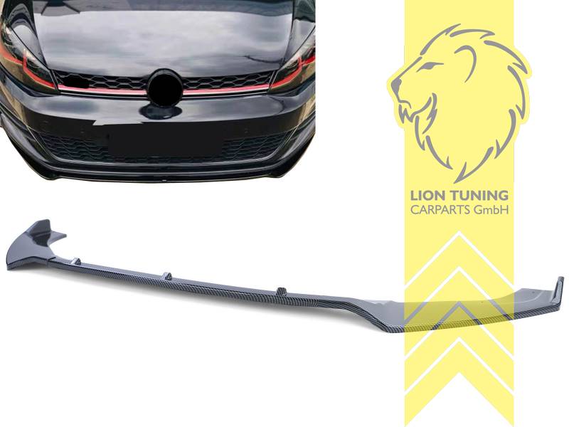 carbon Optik, nur passend für GTi Stoßstange, Ersatzteile von äquivalenter Qualität für die Besitzer des Fahrzeugs (entspr. EU-Verordnung 46/2010), ABS Kunststoff