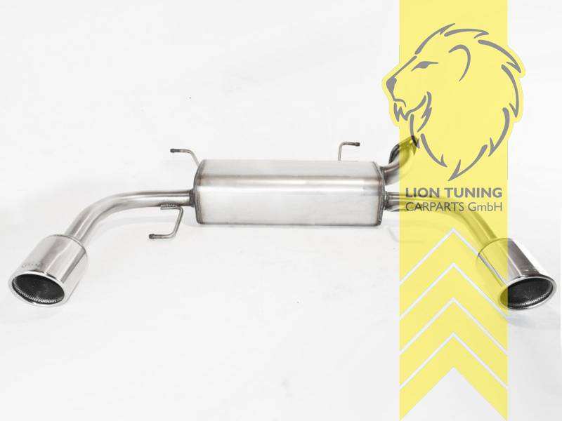 links und rechts, 2 x 100 mm, Edelstahl, Eintragungsfrei / mit ABE