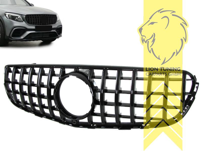 Original Mercedes Emblem wird übernommen, schwarz glänzend, für Fahrzeuge mit Kamera-System, ABS Kunststoff, Eintragungsfrei / als Ersatzteil verwendbar