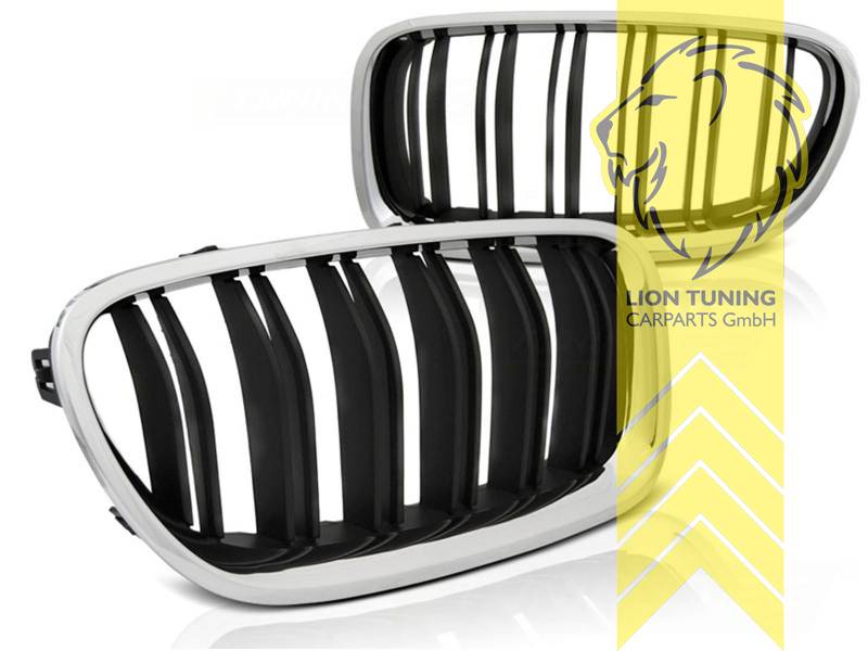 Doppelsteg, chrom, ABS Kunststoff, Eintragungsfrei / als Ersatzteil verwendbar