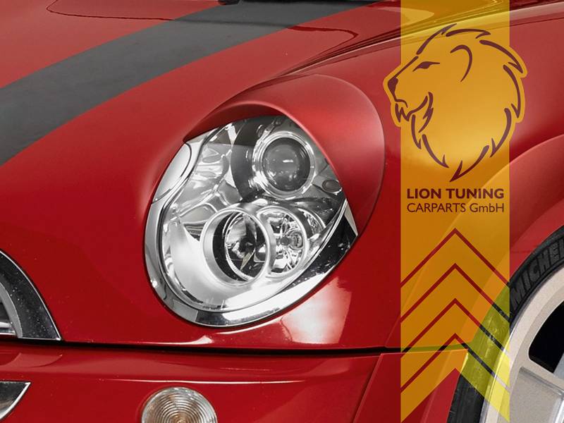 Die Zulassung gilt nur für Serienscheinwerfer. Wenn Zubehörscheinwerfer verbaut sind bitte die Zulassung vor dem Kauf abklären, ABS Kunststoff, schwarz - lackierfähig, Eintragungsfrei / mit ABE