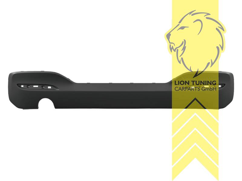 links, PP Kunststoff, schwarz - lackierfähig, Eintragungsfrei / als Ersatzteil verwendbar