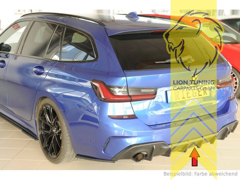 Heckdiffusor Für BMW 3er M-Paket Rieger CUP Diffusor In Schwarz Für BMW 3er F30/F31 (335i, 340i, M3) – Für Mehr Sportlichkeit Rieger CUP Diffusor 335i 340i