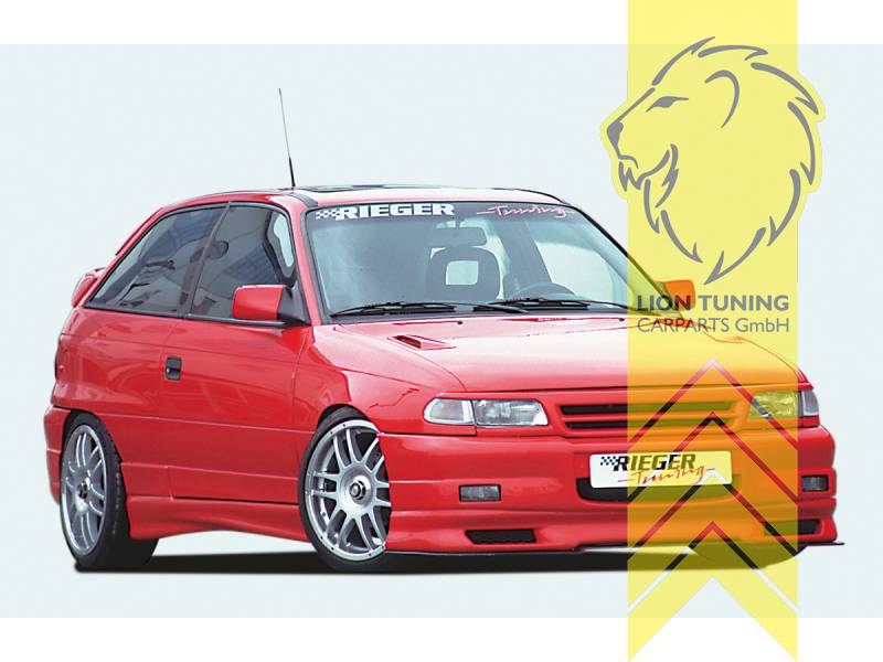 auch passend für GSI, ABS Kunststoff, schwarz - lackierfähig, Eintragungspflichtig / Teilegutachten liegt bei