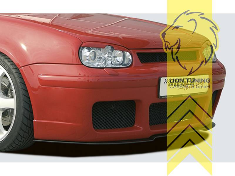 RS-Four-Look ohne Rippen, ABS Kunststoff, schwarz - lackierfähig, für Fahrzeuge mit SRA, Eintragungsfrei / mit ABE