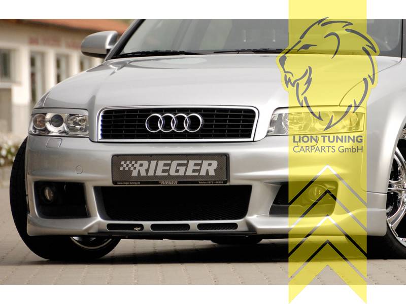 mit 3 Lüftungsschlitzen mittig, ABS Kunststoff, schwarz - lackierfähig, für Fahrzeuge mit SRA, Eintragungsfrei / mit ABE