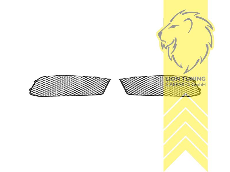 schwarz, auch passend für die original W176 AMG Stoßstange, PP Kunststoff