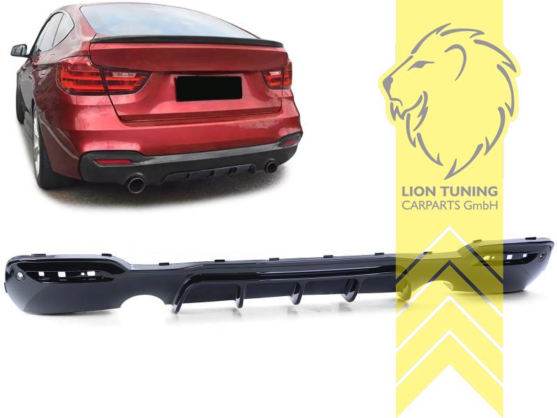 links und rechts, schwarz glänzend, nur passend für Fahrzeuge mit M-Paket Stoßstange, PP Kunststoff, für Fahrzeuge mit PDC, Eintragungsfrei / als Ersatzteil verwendbar