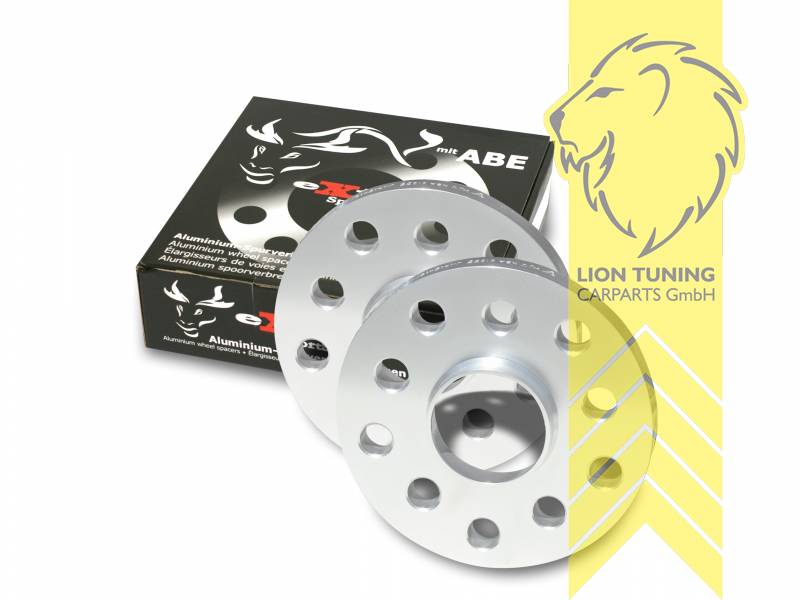VOR dem Kauf Kompatibilität prüfen!, silber, Die zur Montage benötigten längeren Radschrauben sind nicht im Lieferumfang enthalten, mit Zentrierung, 5 x 112 mm, 5 x 100 mm, Aluminium, 57,1 mm, 30 mm, Eintragungsfrei / mit ABE