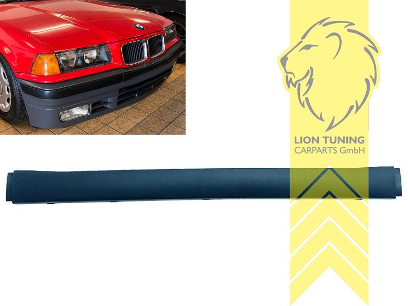 nur passend für Standard Stoßstange, nicht passend für M-Paket, PP Kunststoff, schwarz mit Struktur - wie original, Eintragungsfrei / als Ersatzteil verwendbar