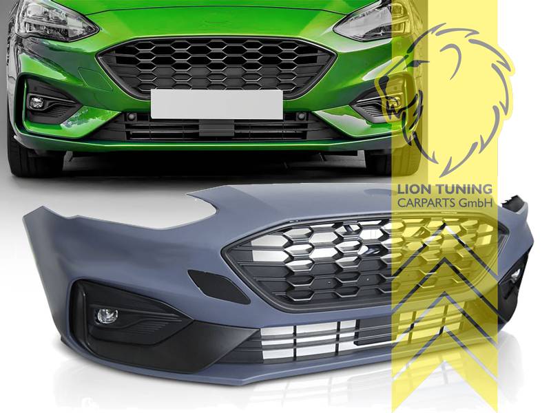 Ersatzteile von äquivalenter Qualität für die Besitzer des Fahrzeugs (entspr. EU-Verordnung 46/2010), Sportgrill, Gitter in der Mitte, seitliche Gitter und Zubehör, PP Kunststoff, grundiert, für Fahrzeuge ohne PDC, für Fahrzeuge ohne SRA