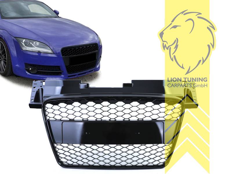 schwarz glänzend, ABS Kunststoff, Eintragungsfrei / als Ersatzteil verwendbar