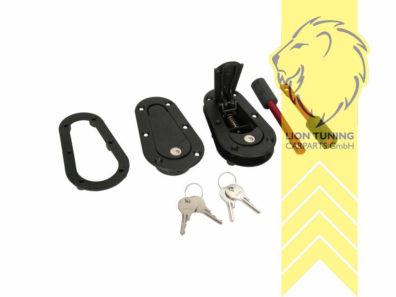 ABS / Metall, schwarz - lackierfähig, nur für Motorsport / Einzelabnahme erforderlich