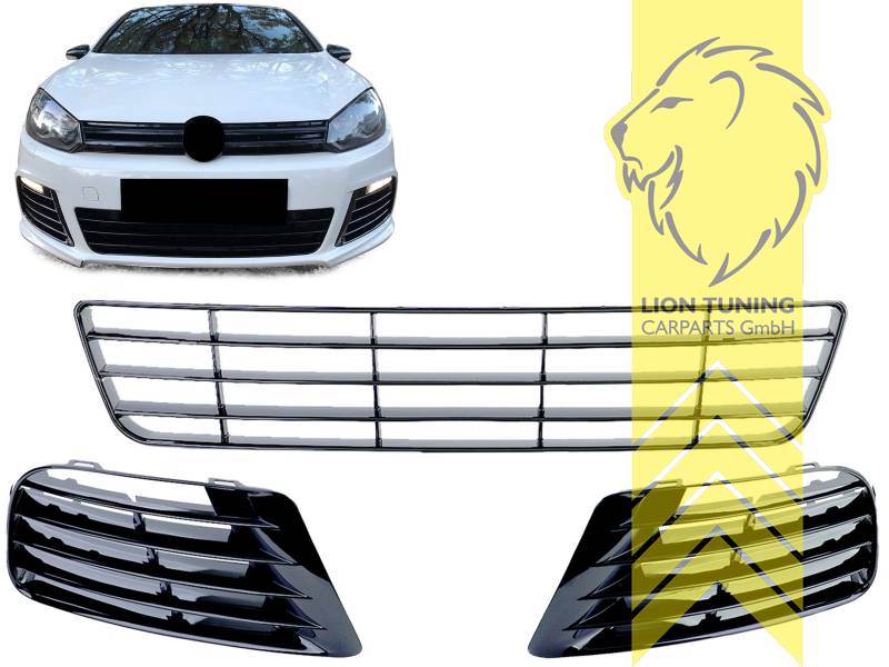 schwarz glänzend, PP Kunststoff, Eintragungsfrei / als Ersatzteil verwendbar