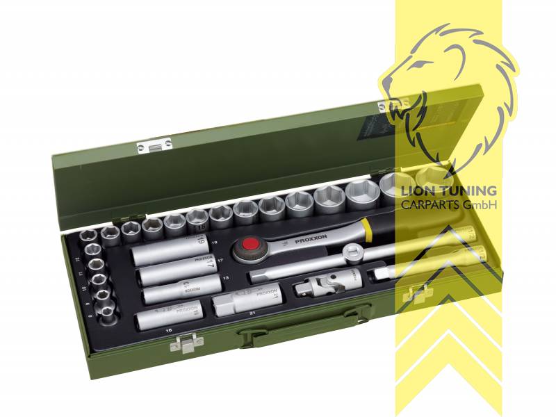 für 1/2 Zoll Vierkantantrieb (12,5 mm), silber, 1/2 Zoll, Proxxon, Chrom-Vanadium-Stahl