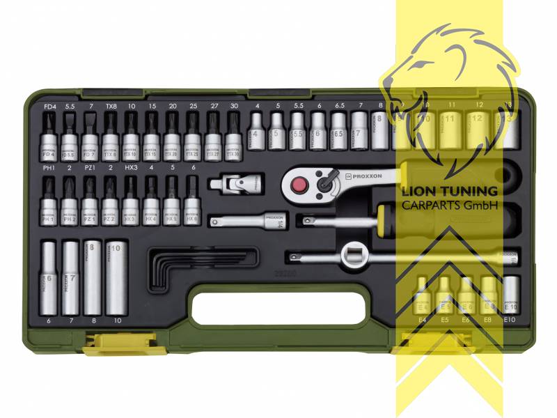 für 1/4 Zoll Vierkantantrieb (6,3 mm), silber, 1/4 Zoll, Proxxon, Chrom-Vanadium-Stahl