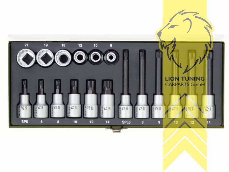 für 1/2 Zoll Vierkantantrieb (12,5 mm), silber, 1/2 Zoll, Proxxon, Chrom-Vanadium-Stahl