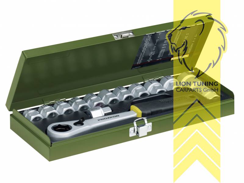 für 1/2 Zoll Vierkantantrieb (12,5 mm), silber, 1/2 Zoll, Proxxon, Chrom-Vanadium-Stahl