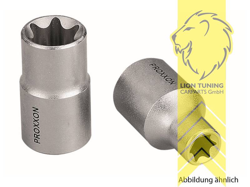 für 1/2 Zoll Vierkantantrieb (12,5 mm), E 10, Chrom-Vanadium-Stahl