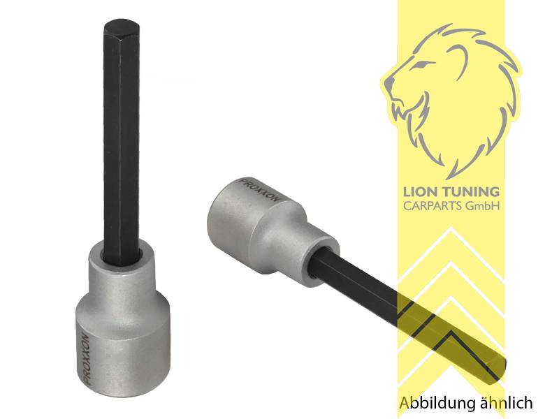 für 1/2 Zoll Vierkantantrieb (12,5 mm), HX 9, Chrom-Vanadium-Stahl, 100 mm