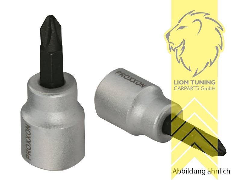 für 3/8 Zoll Vierkantantrieb (9,5 mm), PH 1, Chrom-Vanadium-Stahl