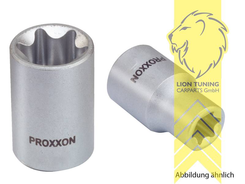 für 3/8 Zoll Vierkantantrieb (9,5 mm), E 6, Chrom-Vanadium-Stahl