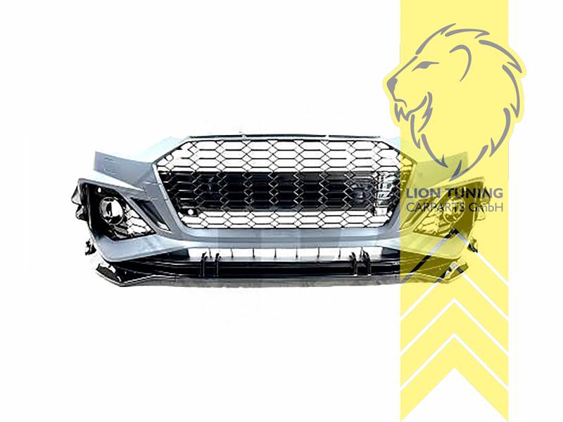 schwarz, Ersatzteile von äquivalenter Qualität für die Besitzer des Fahrzeugs (entspr. EU-Verordnung 46/2010), PP Kunststoff, grundiert, für Fahrzeuge mit PDC, für Fahrzeuge mit SRA, Eintragungsfrei / mit ABE