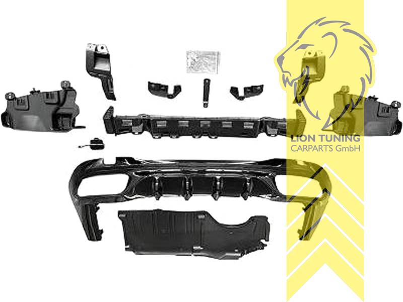 FLY DESIGN Heckspoiler Für Mercedes C-Klasse W205 - ABS Kunststoff In Obsidianschwarz 197