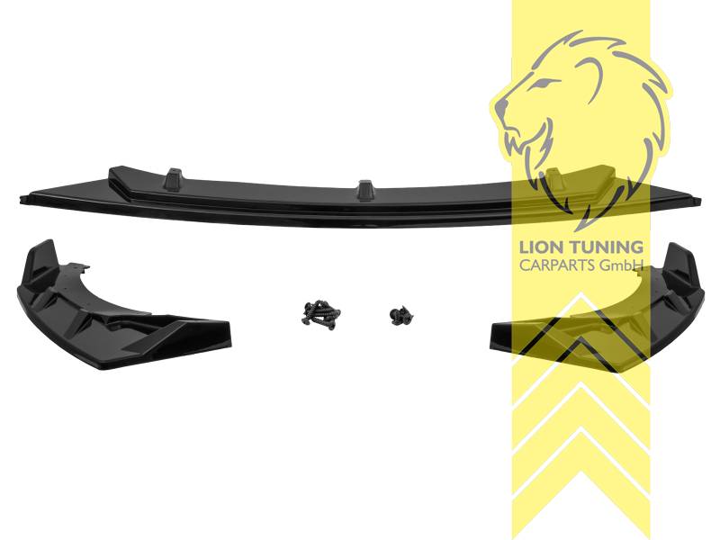 schwarz glänzend, passend für GTI, R und R-Line, ABS Kunststoff, schwarz - lackierfähig