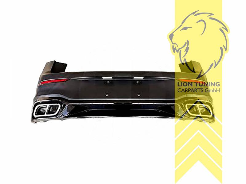 links, Ersatzteile von äquivalenter Qualität für die Besitzer des Fahrzeugs (entspr. EU-Verordnung 46/2010), PP Kunststoff, grundiert, für Fahrzeuge mit PDC, Eintragungsfrei / mit ABE