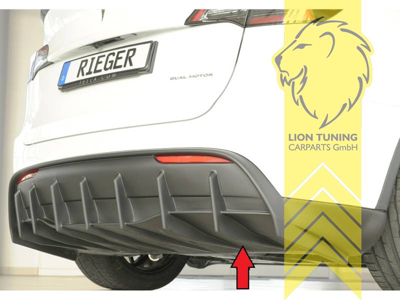 Liontuning - Tuningartikel für Ihr Auto  Lion Tuning Carparts GmbH Rieger  Heckansatz Heckspoiler Diffusor für Audi A5 B8 Coupe Cabrio
