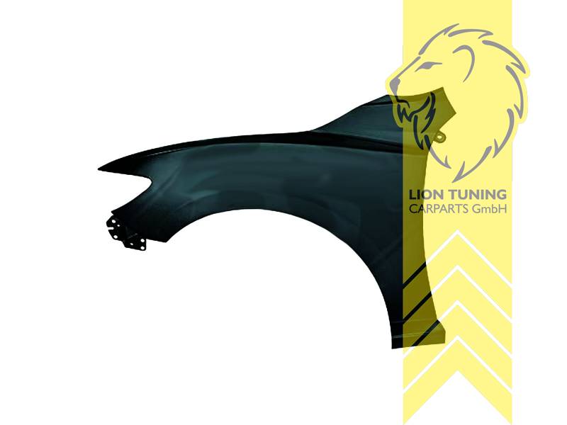 nur für links (Fahrerseite), Metall / Stahl, schwarz - lackierfähig, Eintragungsfrei / als Ersatzteil verwendbar