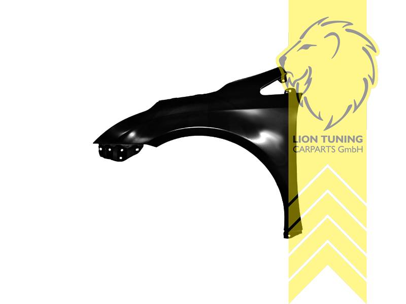 nur für links (Fahrerseite), Metall / Stahl, schwarz - lackierfähig, Eintragungsfrei / als Ersatzteil verwendbar